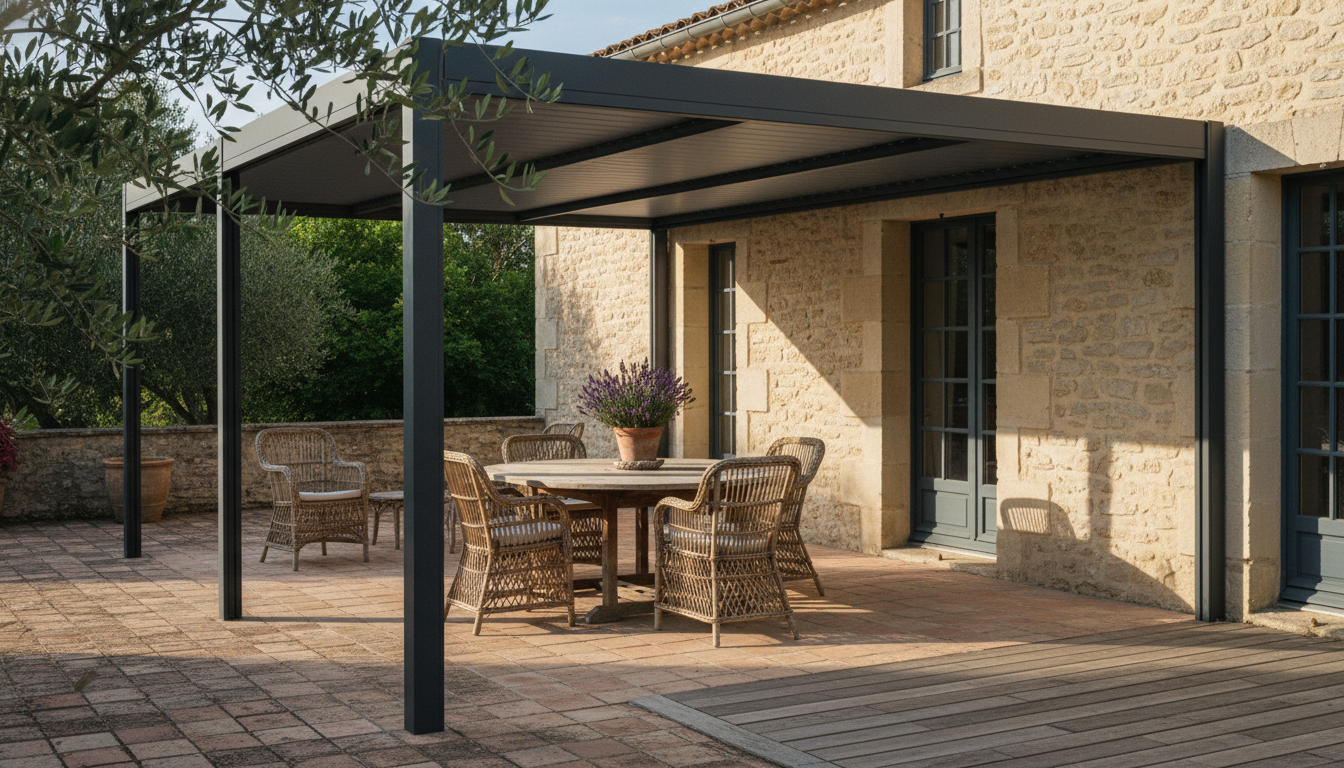 Illustration : Aménagement terrasse avec pergola : 12 idées inspirantes