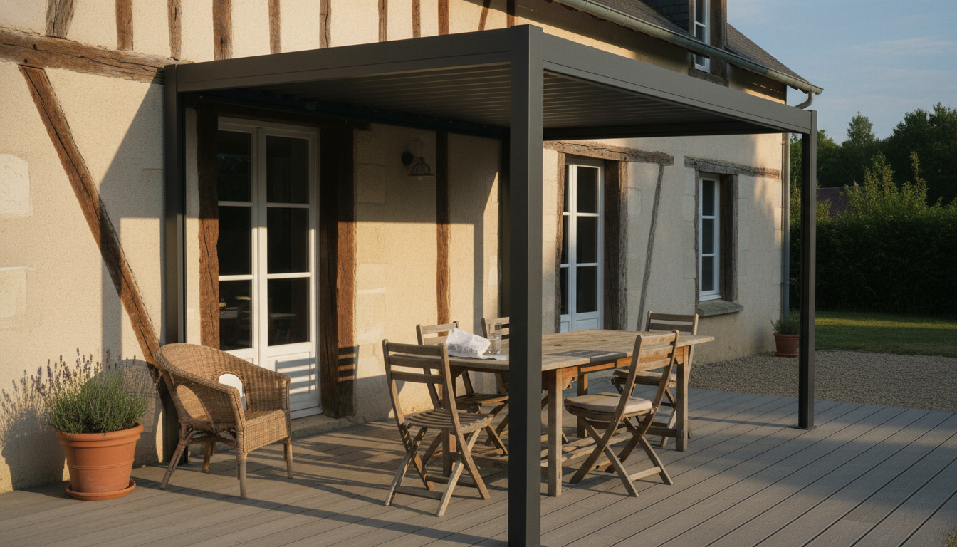 Illustration : Pergola bioclimatique : prix réels en 2026 (sans commercial)