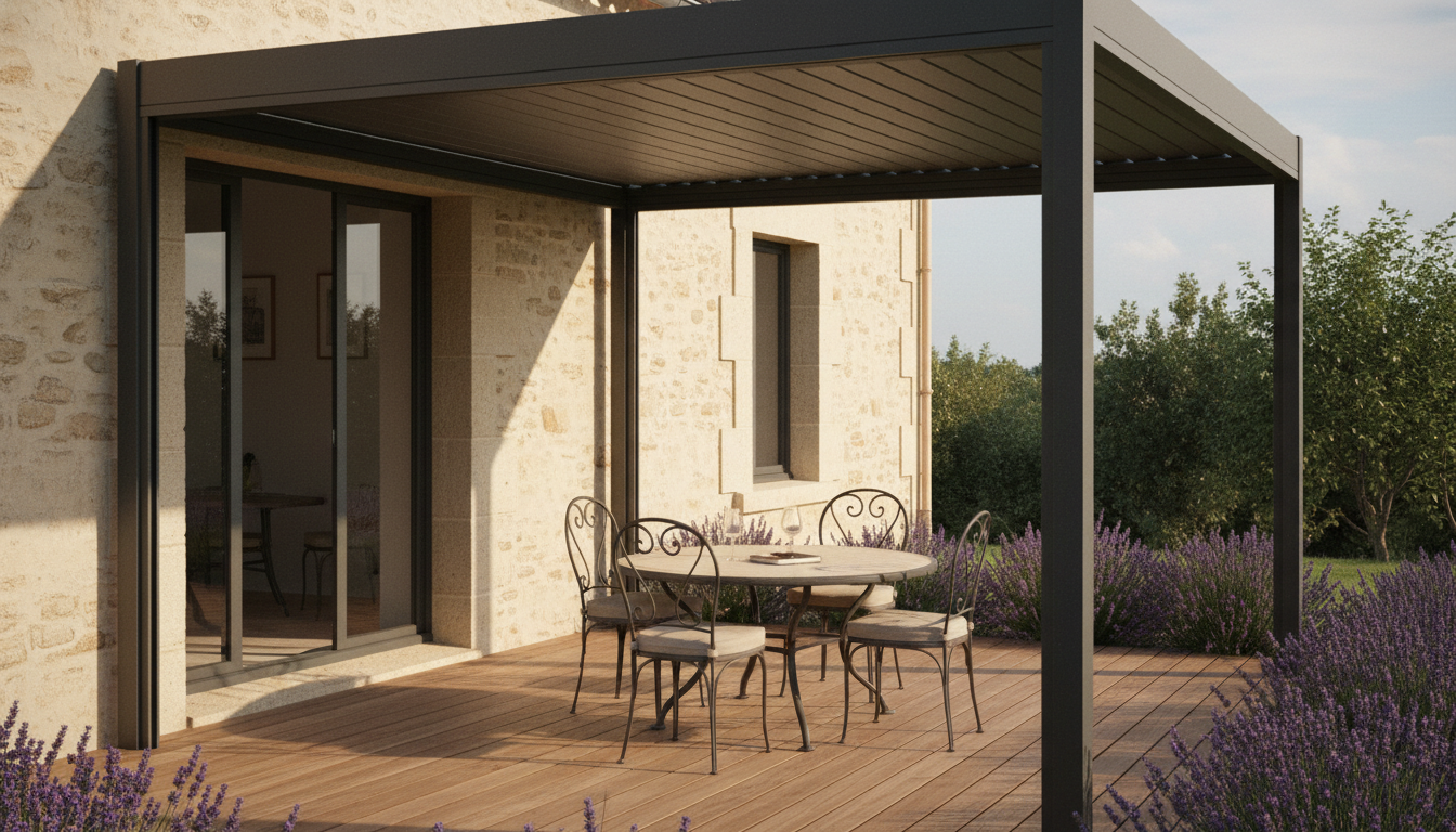 Illustration : Pergola Biossun : avis honnête et prix réels en 2025