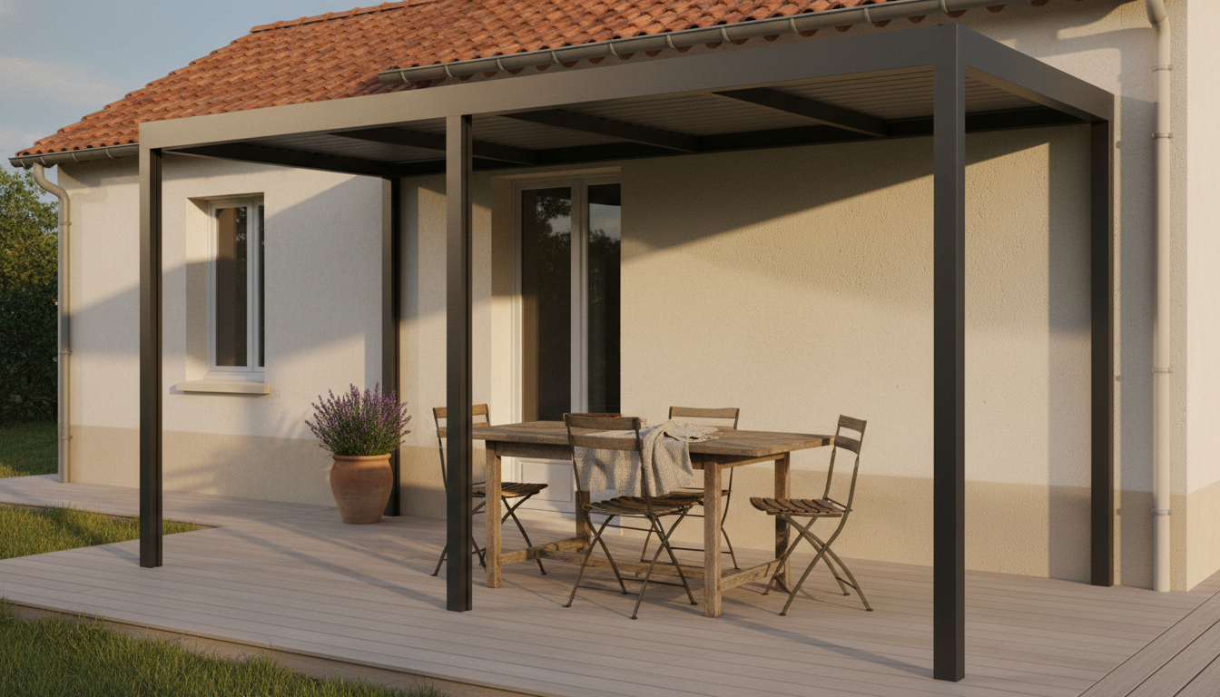 Illustration : Prix d'une pergola adossée : tarifs réels 2025